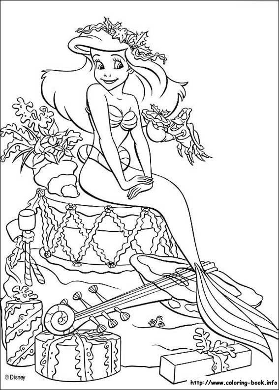 The Little Mermaid coloring picture